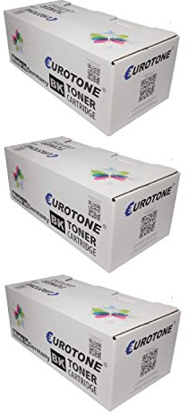Eurotone 3X Eco Toner, kompatibel für Brother TN 2010 für HL 2130 2132 2135 DCP 7055 7057