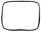 SPARES2GO Rubber Door Seal + Corner Clips Compatible with Hotpoint Oven Cooker