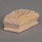 Heritage Doors & Floors LTD Oak Pyramid Newel Cap (Half Cap - 120 x 58 x 50)