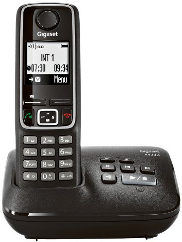 Gigaset A420 A Dect-Schnurlostelefon mit Anrufbeantworter, schwarz
