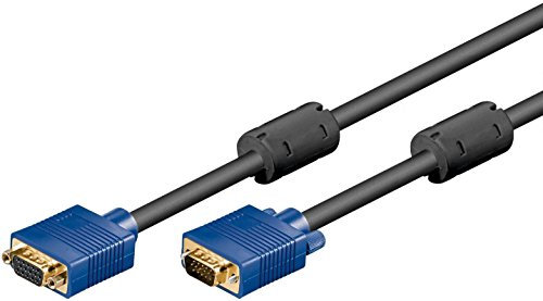SM-PC®, 3m Full HD SVGA Monitorverlängerung Monitorkabel VGA vergoldete Kontakte Premium HQ schwarz #044