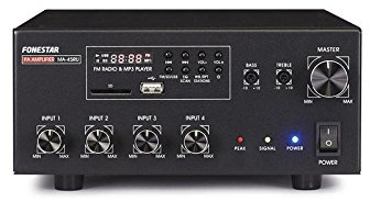 FONESTAR MAZ-6600RU Amplificador de megafonía matricial y multicanal
