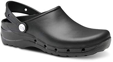 Feliz Caminar - Zuecos Sanitarios Flotantes, Negro, 37 EU