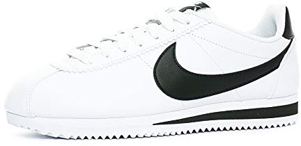 Nike WMNS Classic Cortez Leather, Damen Laufschuhe, Weiß (White/Black/White 101), 36 EU