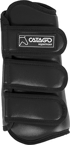 CATAGO Dressurgamaschen, 4 Stck. - Warmblut - schwarz