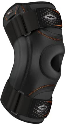 Shock Doctor 870 Estabilizador de Rodilla con Soportes Flexibles, Hombre, Negro, XL