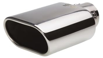 Simoni Racing Embout d'Échappement Rectangle/Oblique Inox - 140x80xL240mm - Montage ->57mm