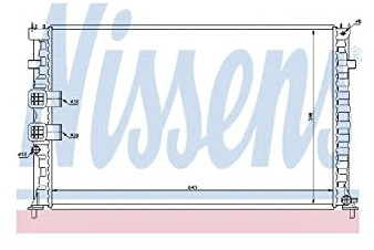 Nissens 63747 Radiator, engine cooling