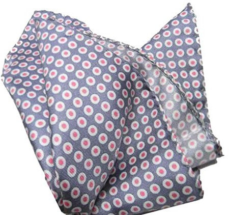 Avantgarde - Pochette uomo a pallini cravatta a farfalla a POIS retro vintage stile VARI COLORI,blu,grigo,arancione,rosso,verde,nero,bianco,bordeaux,fucsia
