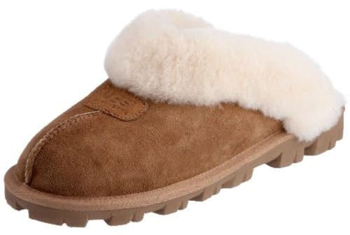 UGG Damen Coquette Slip-on Slipper, Chestnut, 41 EU