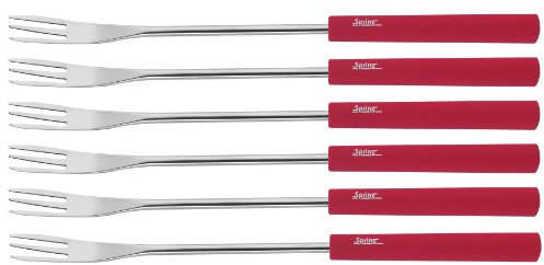 Kaasfonduevorken Basic rood 6 stuks Spring 2890295606