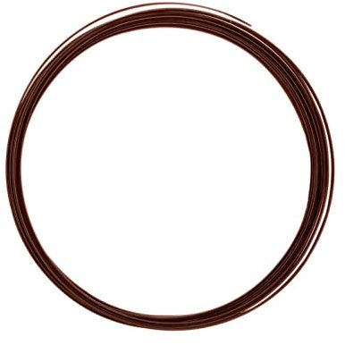 Vaessen Creative 24234-016 Aludraht Flach Schmuck, Biegsam, Aluminium, braun, 3, 5 x 1 mm x 5 m, Brown, 500 x 0.35 x 0.1 cm