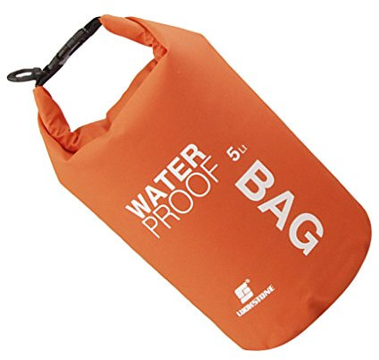 5l Wasserdichter Packsack Beutel Für Camping Boot Fahren Kajak Angeln Rafting Kanu Orange