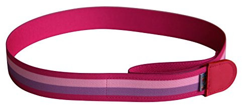 Ed&Kids Kindergürtel ohne Schnalle Streifen pink Größe L