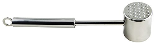 KING HOFF Fleischklopfer 27,5 cm - Edelstahl - Fleischhammer - Schnitzelklopfer - Steakhammer - Küchenhelfer