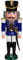 Seiffener Volkskunst Nussknacker Husar 28 cm (blau)