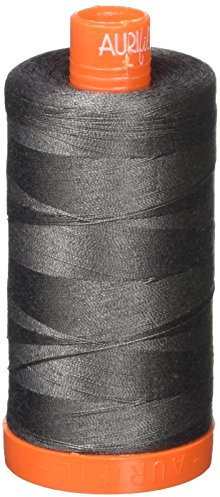 AURIFIL USA 1,422yd-Pewter Aurifil Mako Cotton Thread Solid 50wt 1422yds, Pewter