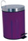 MSV Kosmetikeimer Violett Mülleimer Treteimer Abfalleimer - 3 Liter – mit herausnehmbaren Inneneimer