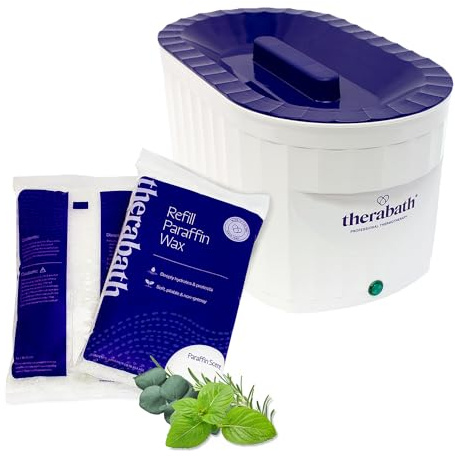 Therabath Professional Thermotherapy TB6 Paraffin Wax Bath - Helps Relieve Arthritis & Muscle Stiffness - Heat Therapy for Hands, Feet, Face & Body - Made in USA - 6 lb. Eucalyptus Rosemary Mint