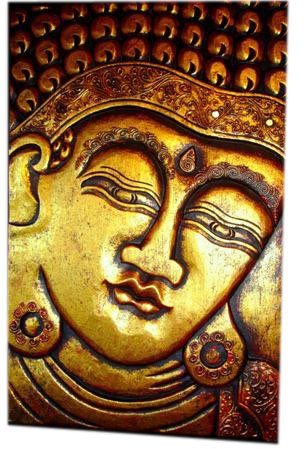 Unbekannt Wandbild Buddha Gold II Wanddeko