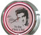 Neon Uhr Elvis Presley Wanduhr Deko-Uhr Leuchtuhr USA 50's Style Retro Neonuhr