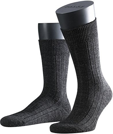 FALKE Herren Socken Teppich im Schuh 3er Pack, Größe:39/40;Farbe:anthracite melange
