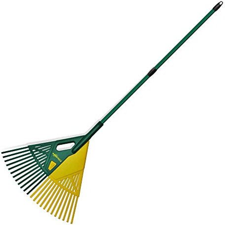 Gardi Rex Râteau Ramasse-Feuilles | Manche Télescopique 2m, Tête 70cm Séparable | Feuilles, Branches, Herbe Coupée