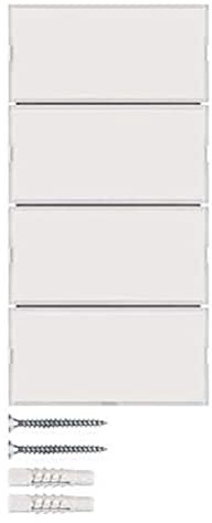 Teclado KNX 4 fases, series berker S.1/ B.3/ B.7 de hager, blanco/blanco polar