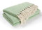 EHC Luxury Reversible Super Soft Cotton Diamond Large Throw For Sofa, Double Bed, Armchair - Green, 150 x 200 cm