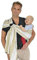 Hoppediz Ring-Sling, Baby-Tragetuch ab Geburt, 100 % schadstoffgeprüfte Baumwolle, Design Kairo
