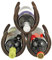 Horseshoe 3 Bottle Metal Wine Rack By Foster and Rye