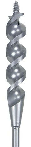 Klein Tools 53751 Flex Bit Auger, 3/4-Inch x 72-Inch Flexible Drill Bit for Pulling Wire Behind Walls