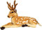 Plüschtier REH/Hirsch - liegend - 105 cm
