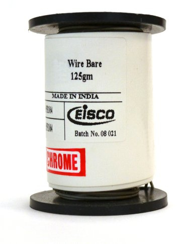 Eisco Labs Nichrome Resistance Wire, 250ft Reel, 24 Gauge SWG - 23/24 AWG - 0.022 Dia.