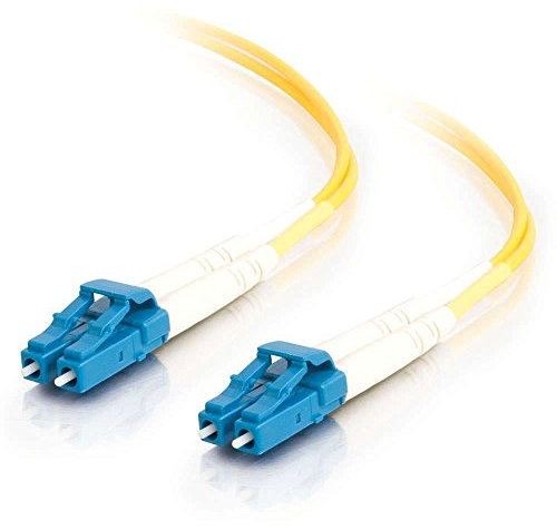 C2G 30m Fibre/Fiber Optic Cable for Gigabit Ethernet Applications LC/LC LSZH Duplex Single-mode 9/125 SM Fibre