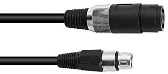 OMNITRONIC Adapterkabel Speaker(F)/XLR(F) 1m sw