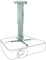 celexon universal Beamer-Decken-Halterung MultiCel63100W weiß | neigbarer, schwenkbarer & höhenverstellbarer Projektor-Halter mit 63 cm - 100 cm Deckenabstand inkl. Kabelführung |Tragkraft max. 25Kg