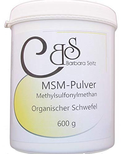 MSM Pulver 600 g Methylsulfonylmethan - Haut, Haare und Bewegungsapparat - Barbara Seitz