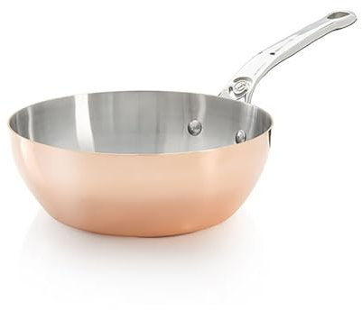DeBuyer 6436.20 Sauteuse, Kupfer, silber, 27,9 x 20,1 x 10,9 cm