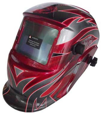 Mauk Automatik Schweißhelm Serie Exclusive Motiv, rot silber, 1756