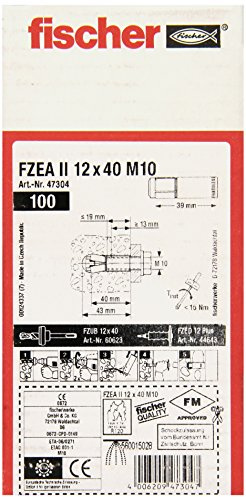 Fischer Zykon-Einschlaganker FZEA II 12 x 40, M 10, 47304