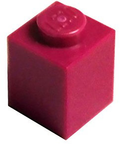 LEGO Piezas y piezas: 20 ladrillos magenta (violeta rojizo brillante)