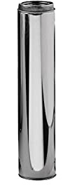 Selkirk Metalbestos 6UT-36 Ultra-Temp Type Ht Insulated Chimney Pipe, 6 in X 36 in, Stainless Steel, 6 x 36
