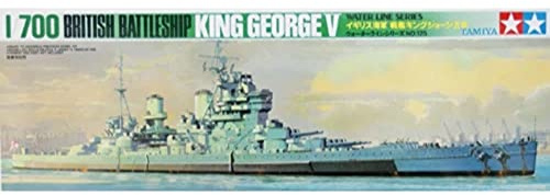 TAMIYA 77525 1:700 Brit. King George V Schlachtsch.WL - Modellbau, Plastik Bausatz, Basteln, Hobby, Kleben, Plastikbausatz