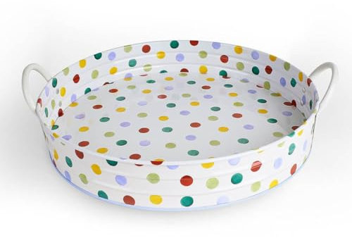 Emma Bridgewater Polka Dot Round Tray With Handles