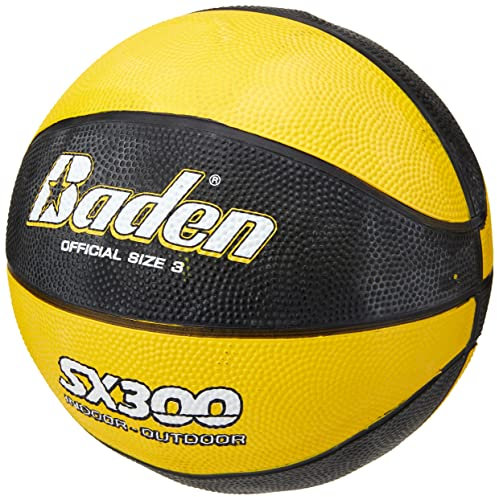 BADEN SX gelb-schwarzer Basketball, Color- Yellow/Black
