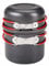 Bulin Camping Kochgeschirr Set,Outdoor Camping Kochset Aluminium,Camping Töpfe und Pfannen für 1-2-4-6 Personen Picknick Camping Wandern (1 Person 1.5L)