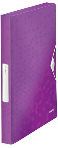 Leitz 46290062 Ablagebox WOW, A4, PP, 30 mm, violett
