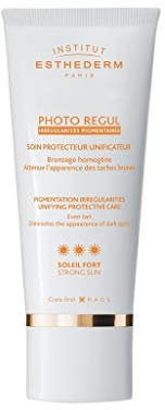 Institut Esthederm - Soin Photo Regul - Irrégularités Pigmentaires - Bronzage Homogène - Atténue l'Apparence des Taches Brunes - Intensité Soleil Fort - Tube 50ml