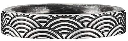 cai Herren Ring 925/- Sterling Silber Matt Silbergrau 132270755